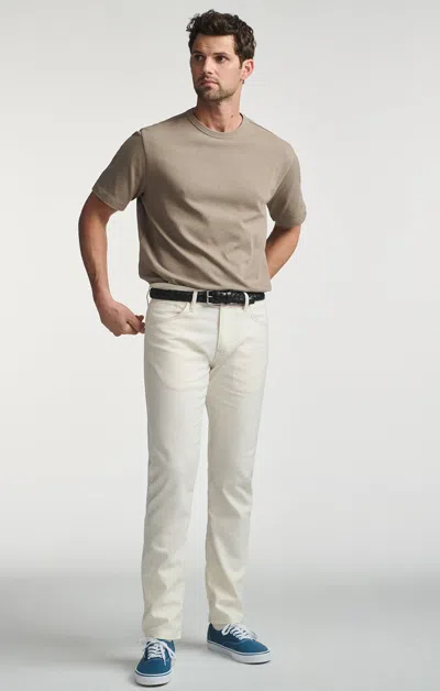 Mavi Jake Slim Leg In Oyster Herringbone In Beige