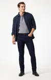 Mavi Jake Slim Leg In Rinse Supermove In Dark Blue