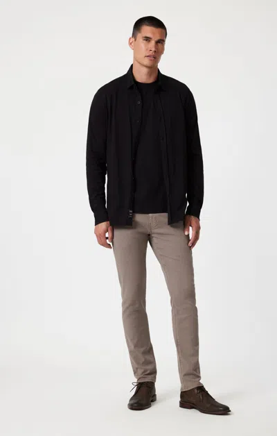 Mavi Jake Slim Leg In Rock Luxe Twill In Brown