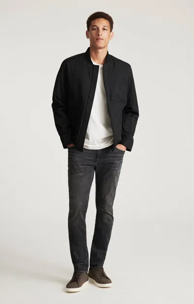 Mavi Jake Slim Leg In Smoke Organic Vintage In Blue