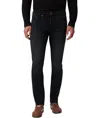 Mavi Jake Slim Leg Jeans In Deep Smoke In Black