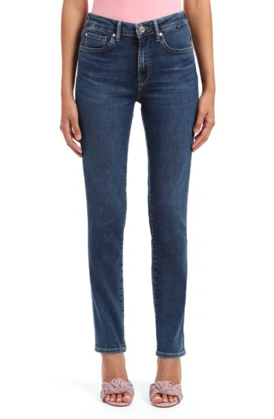 Mavi Jeans Ada Ankle Straight Leg Jeans In Dark Brushed