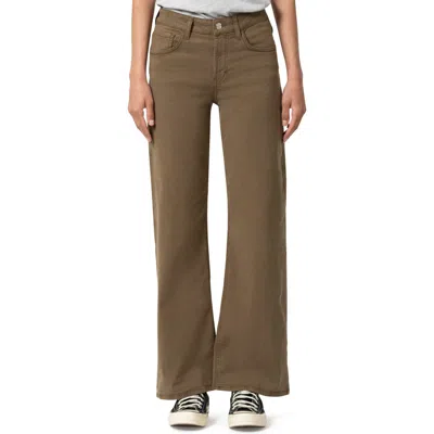 Mavi Jeans Alena High Waist Wide Leg Twill Pants In Brindle Luxe Twill