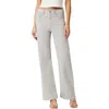 Mavi Jeans Alena High Waist Wide Leg Twill Pants In Mirage Gray Flex Blue