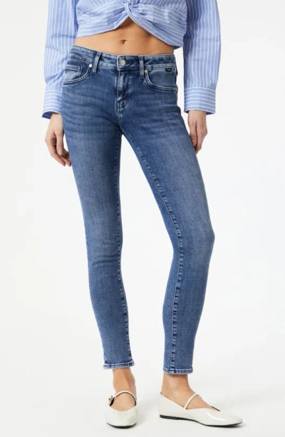 Mavi Jeans Alexa Supersoft Skinny Jeans In Mid Feather Blue