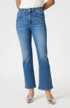 Mavi Jeans Anika High Waist Crop Flare Jeans In Blue