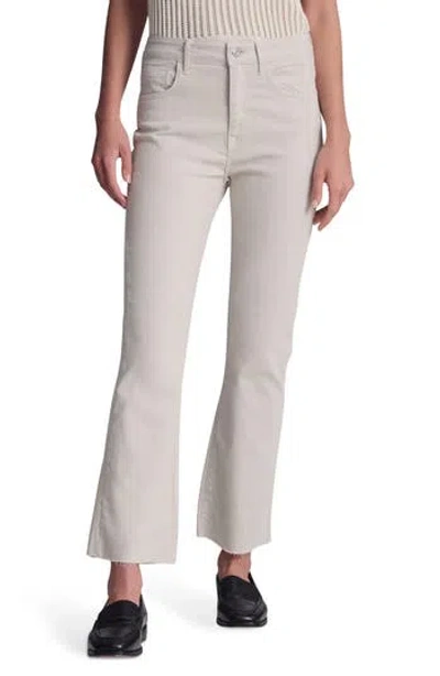 Mavi Jeans Anika High Waist Crop Flare Jeans In Neutral