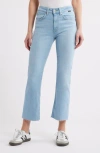 Mavi Jeans Anika High Waist Raw Hem Flare Leg Jeans In Blue