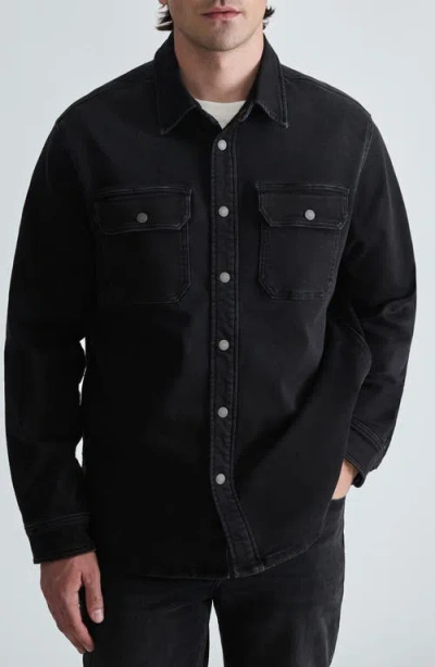 Mavi Jeans Asher Denim Button-up Shirt In Smoke Explorer