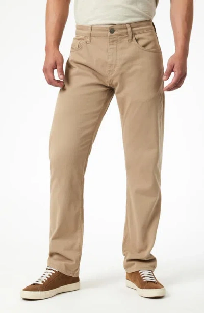 Mavi Jeans Matt Relaxed Straight Leg Twill Pants In Khaki Casual Twill