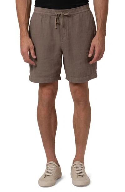 Mavi Jeans Brindle Linen Drawstring Shorts In Brown