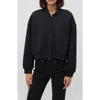 Mavi Jeans Cotton Blend Bomber Jacket In Black
