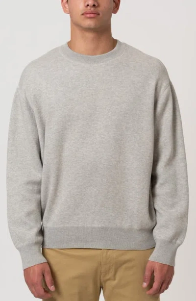 Mavi Jeans Cotton Blend Sweatshirt In Light Grey Melange