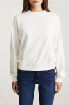 Mavi Jeans Cotton Blend Sweatshirt In White