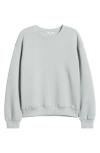 Mavi Jeans Crewneck Cotton Blend Sweatshirt In Quarry