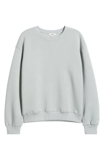 Mavi Jeans Crewneck Cotton Blend Sweatshirt In Quarry