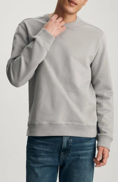 Mavi Jeans Crewneck Cotton Sweatshirt In Gray