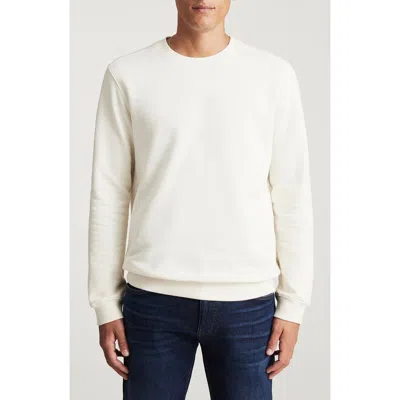 Mavi Jeans Crewneck Cotton Sweatshirt In White