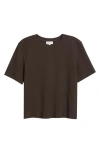 Mavi Jeans Crewneck Cotton T-shirt In Brown
