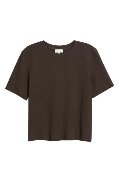 Mavi Jeans Crewneck Cotton T-shirt In Brown