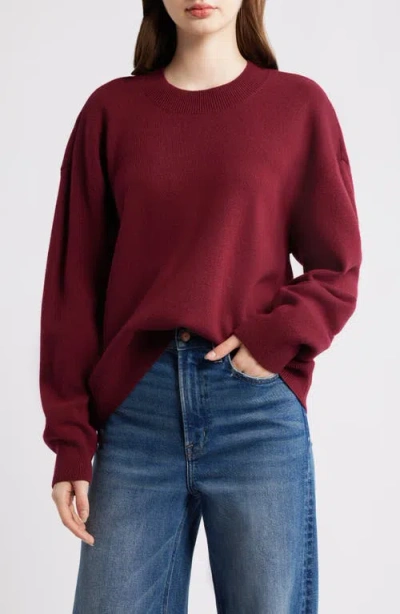 Mavi Jeans Crewneck Sweater In Red