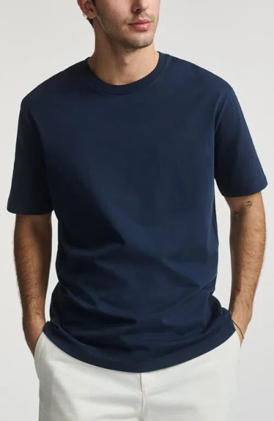 Mavi Jeans Crewneck T-shirt In Black Iris