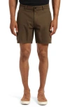 Mavi Jeans Daren Flat Front Stretch Cotton Shorts In Khaki Active