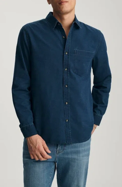 Mavi Jeans Denim Button-up Shirt In Blue
