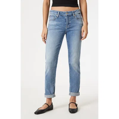 Mavi Jeans Emma Low Rise Slim Boyfriend Jeans In Green