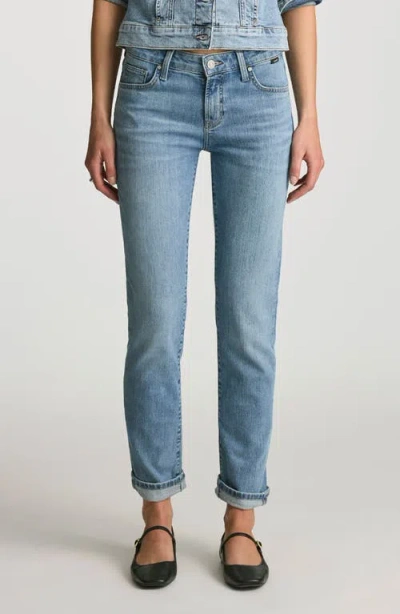 Mavi Jeans Emma Mid Rise Slim Boyfriend Jeans In Multi