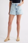 Mavi Jeans Erin Patch Pocket High Waist Denim Shorts