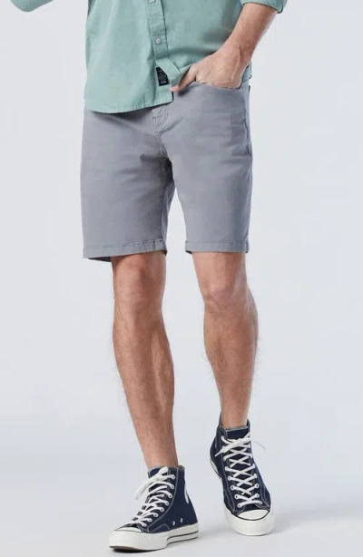 Mavi Jeans Ethan Stretch Twill Five-pocket Shorts In Shark Skin Twill