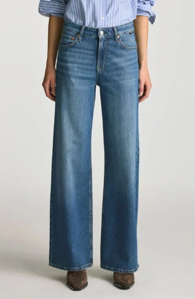 Mavi Jeans Florida High Waist Wide Leg Jeans In Blue