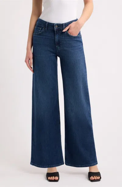 Mavi Jeans Florida High Waist Wide Leg Jeans In Blue