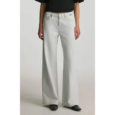 Mavi Jeans Florida High Waist Wide Leg Jeans In White