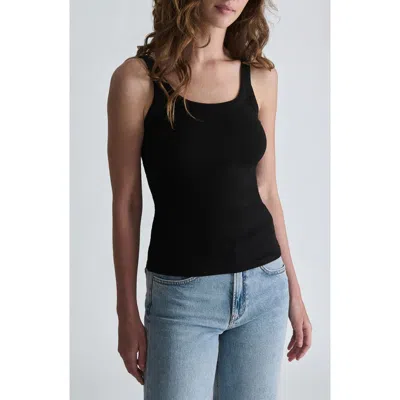 Mavi Jeans Frankie Rib Tank In Black