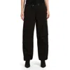 Mavi Jeans Hill Ankle Wide Leg Cargo Pants In Dark Smoke Move