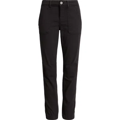 Mavi Jeans Ivy Twill Joggers In Black Flex