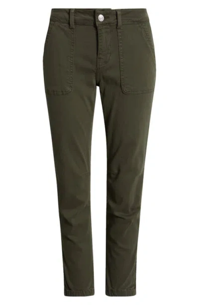 Mavi Jeans Ivy Twill Pants In Military Green Flex