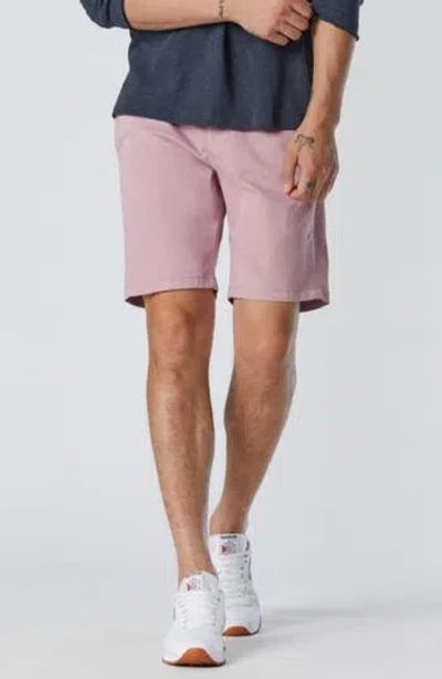 Mavi Jeans Jacob Flat Front Twill Shorts In Lilas Twill