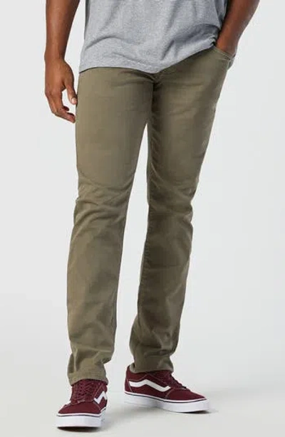 Mavi Jeans Jake Slim Fit Twill Pants In Dusty Olive Twill