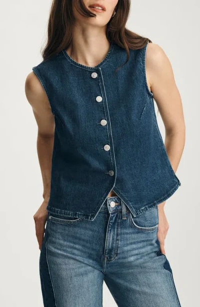 Mavi Jeans Jemy Denim Vest In Blue