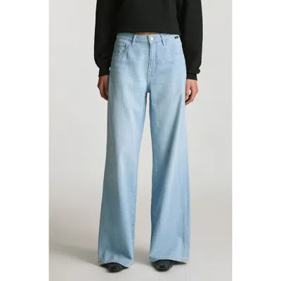 Mavi Jeans Joy Mid Rise Wide Leg Jeans In Blue