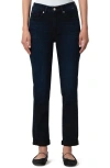 Mavi Jeans Kathleen High Waist Cuffed Slim Straight Leg Jeans In Midnight Feather Blue