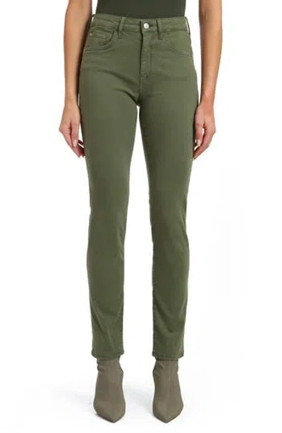 Mavi Jeans Kathleen High Waist Slim Boyfriend Jeans In Green