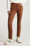 Mavi Jeans Kathleen Mid Rise Slim Boyfriend Jeans In Brown