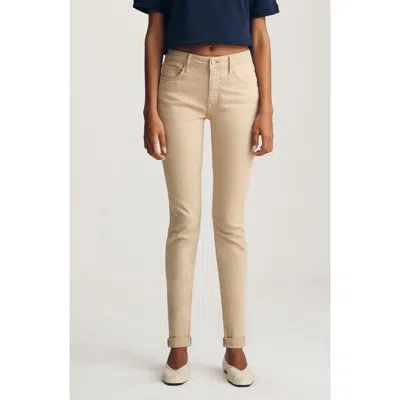 Mavi Jeans Kathleen Mid Rise Slim Boyfriend Jeans In Neutral