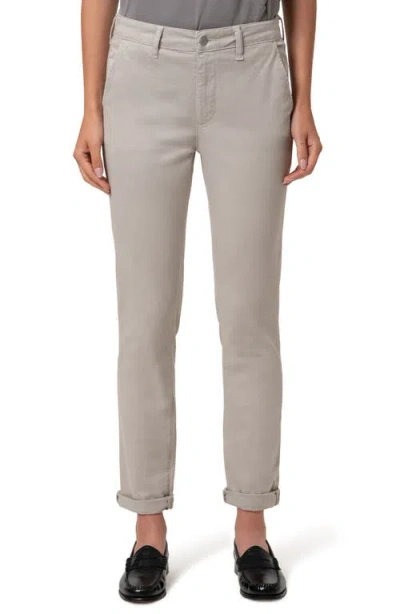 Mavi Jeans Kathleen Slim Straight Leg Stretch Chinos In Mercury Casual Twill