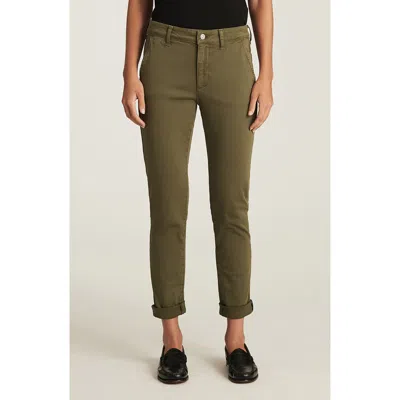 Mavi Jeans Kathleen Stretch Cotton Chinos In Green