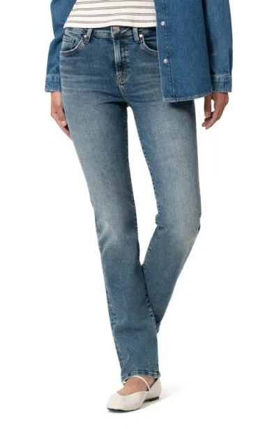Mavi Jeans Kendra High Waist Straight Leg Jeans In Light Used Flex Blue